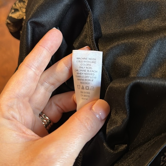 Maurice’s | Black w/ taupe elephant dress | Sz M - Picture 13 of 13